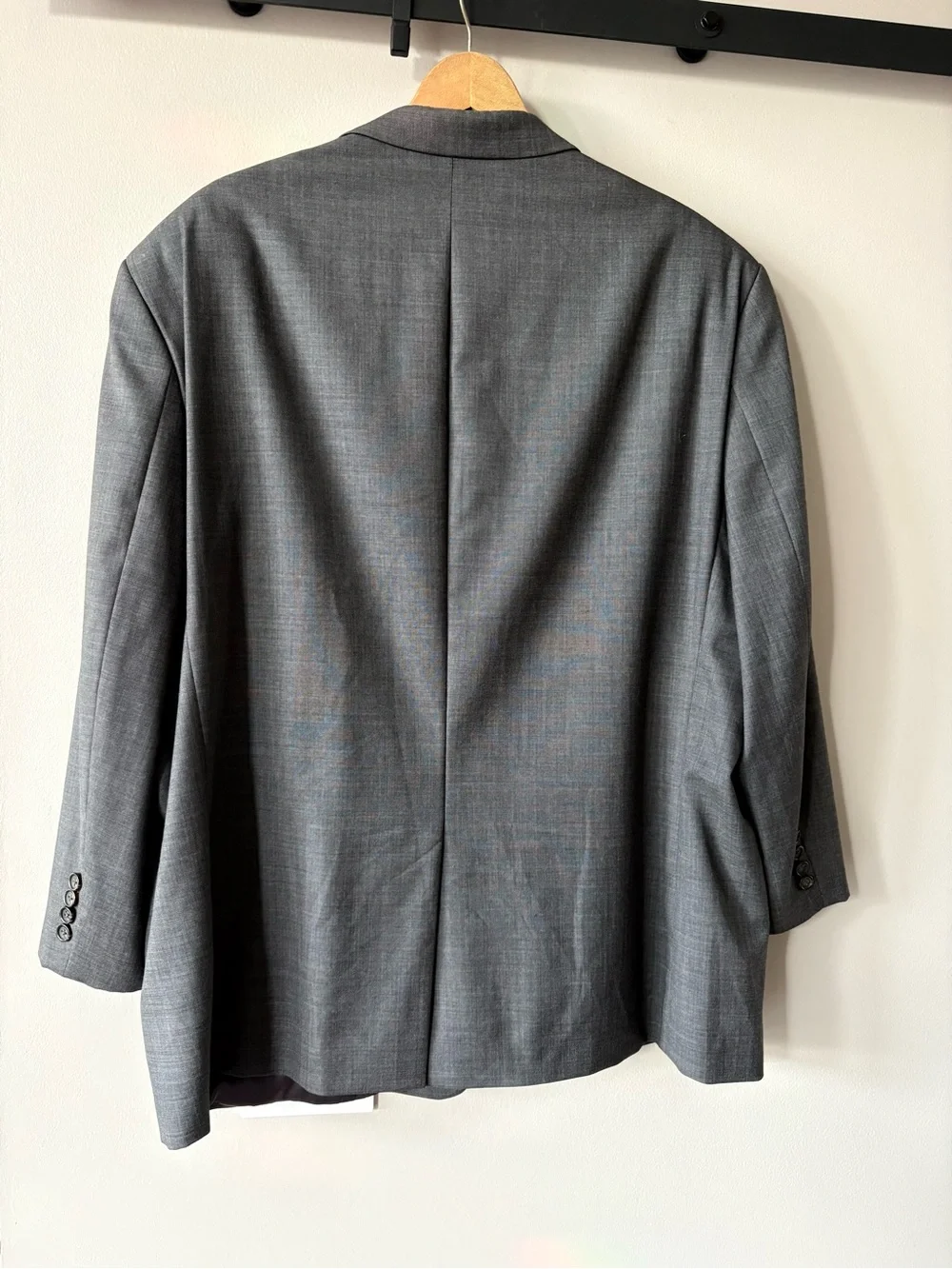 Lauren Ralph Lauren Blazer Mens 54R Gray 2-Button Wool Sport Coat Single Vent